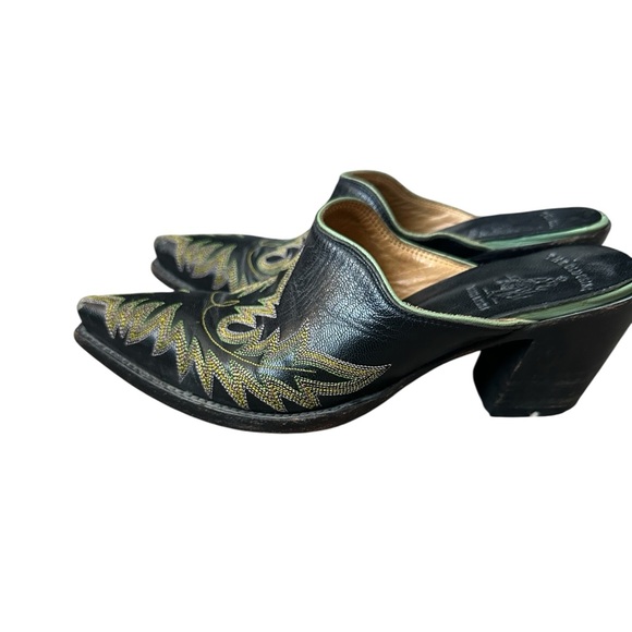 Old Gringo Leather Mules, 6.5 - Picture 2 of 6